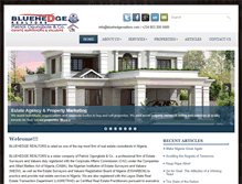 Tablet Screenshot of bluehedgerealtors.com